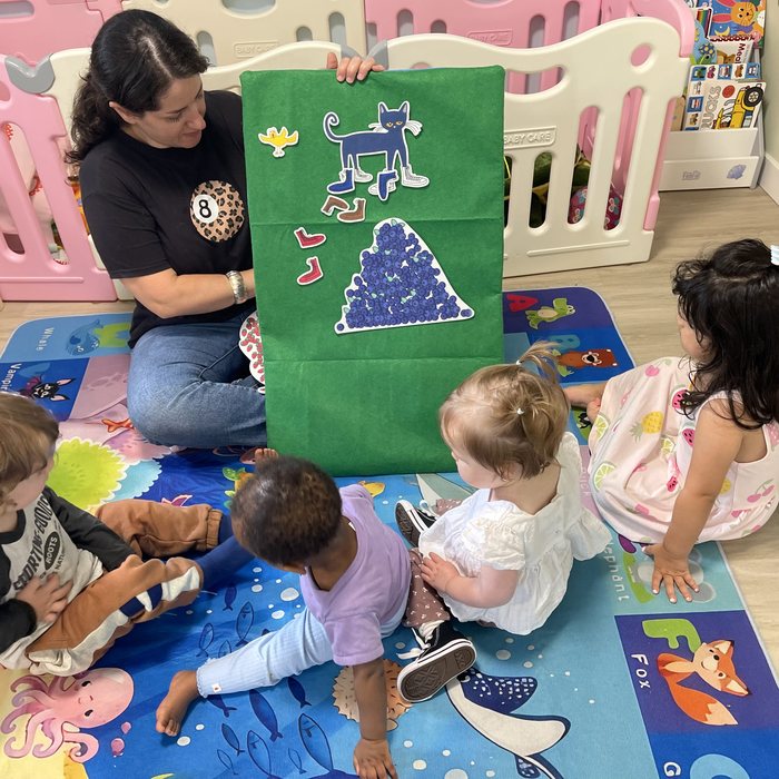 Storytime with felt board